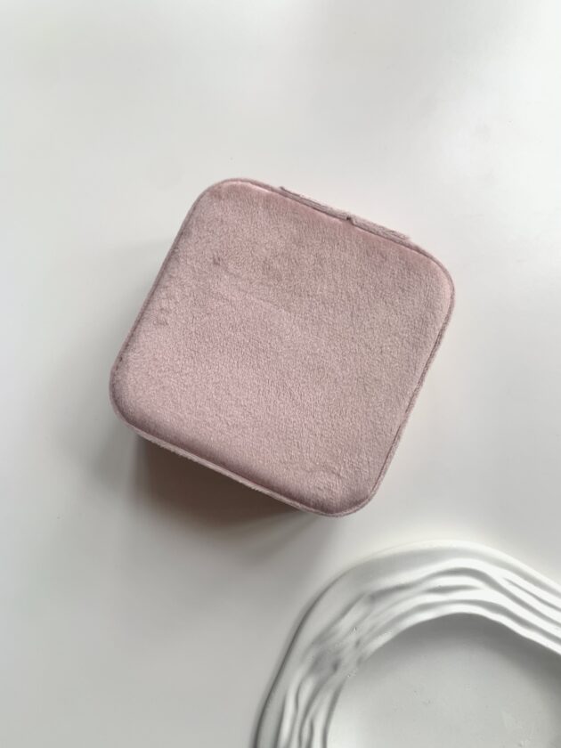 Jewellery Box Velvet Mini - Pink - Image 3