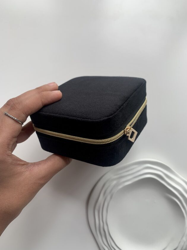 Jewellery Box Velvet Mini - Black