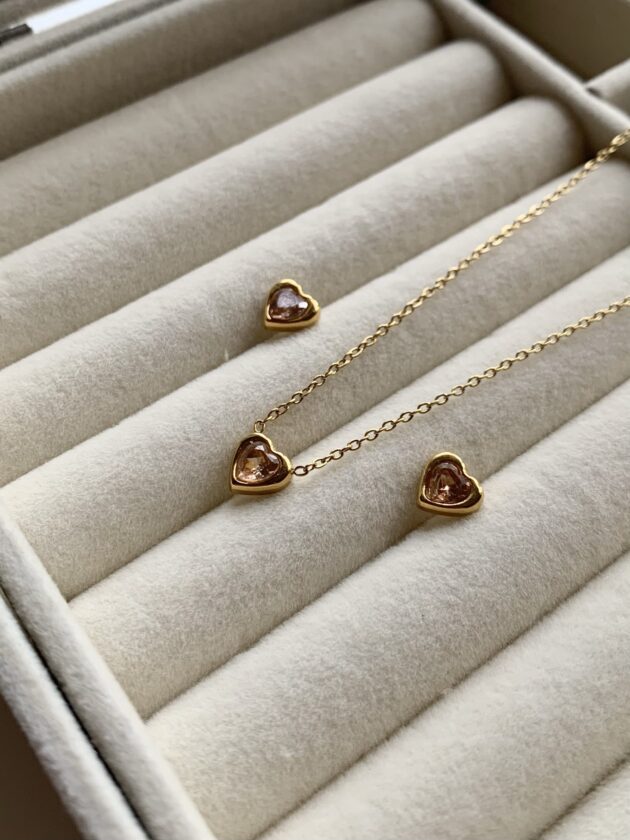 Warm Heart - pink combo set (N-E)