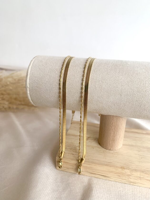 Snake layer Anklet ( Pair )