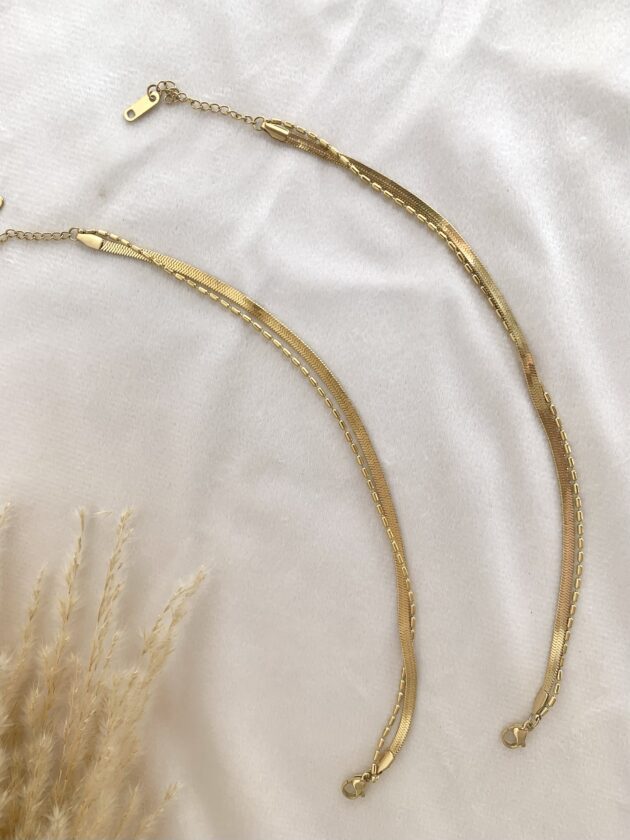 Snake layer Anklet ( Pair ) - Image 2