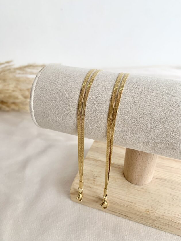 Snazzy snake anklet(pair)